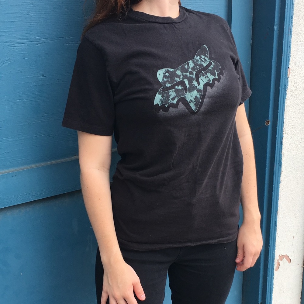 FOX Racing Black t-shirt M in boys OR women